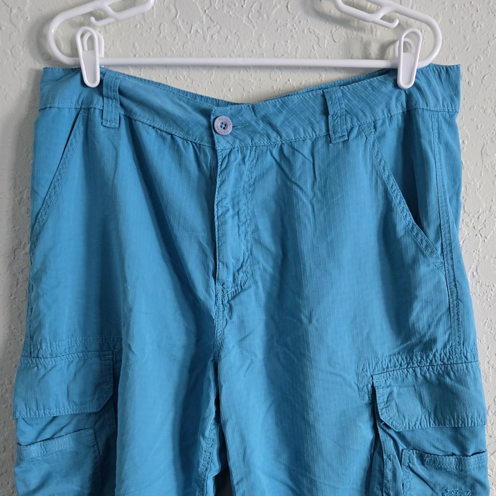 No Fear Blue Cargo Shorts